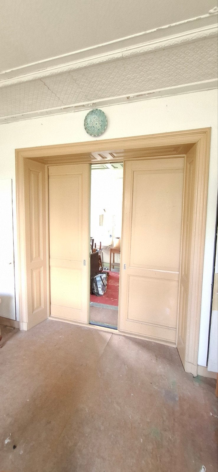 Diverse oude paneeldeuren, kamer en suite schuifdeuren, klap, Ophalen, Gebruikt, Binnendeur, 200 tot 215 cm