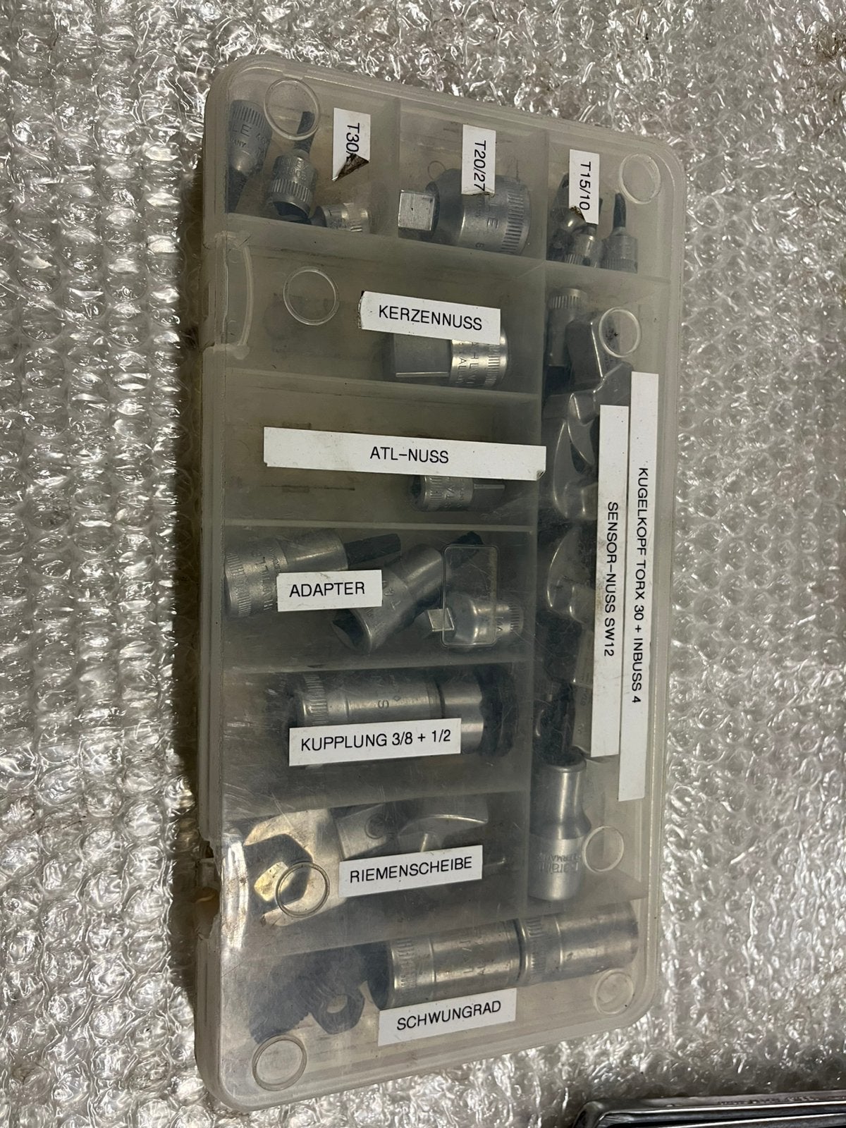 Stahlwille verzameldoos met speciale doppen / adapters / inz, Ophalen of Verzenden, Zo goed als nieuw