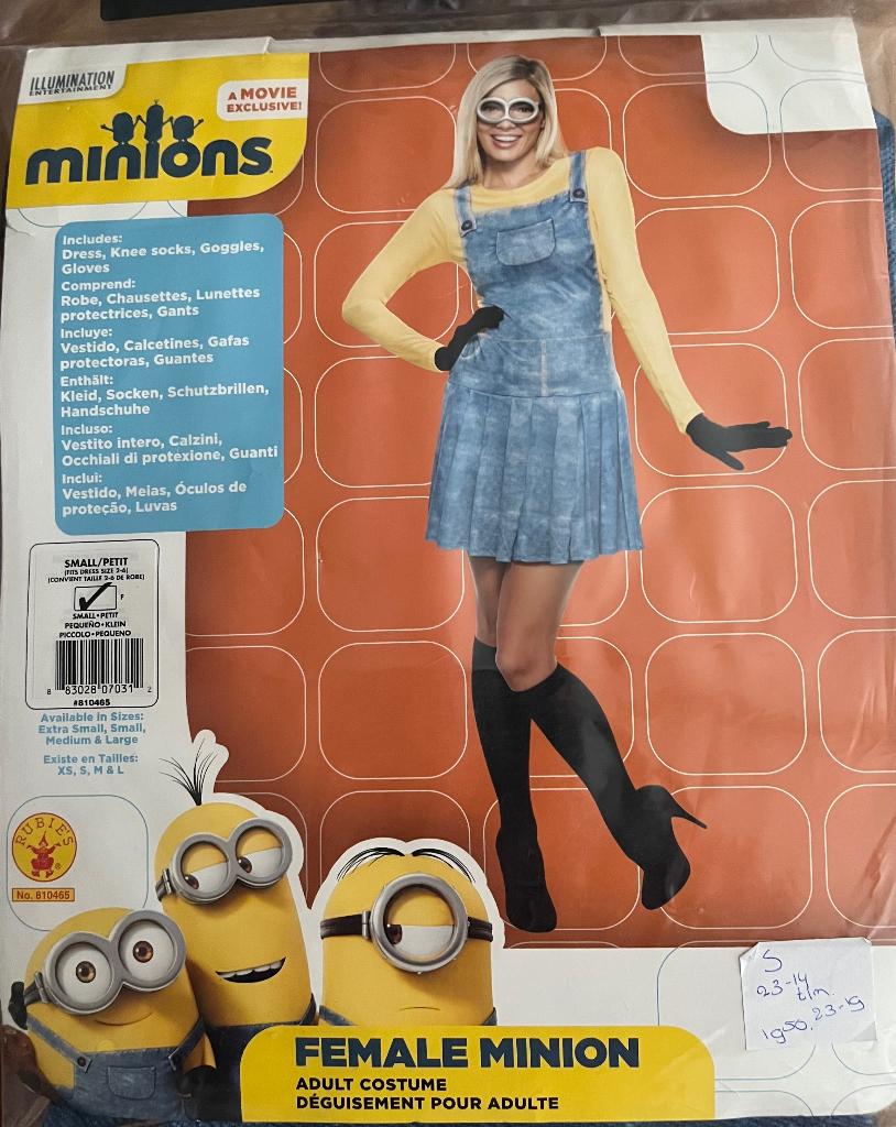 Mooi compleet Minions pak dames maat S NIEUW, Kleding | Dames, Maat 38/40 (M), Ophalen of Verzenden, Overige thema's, Kleding
