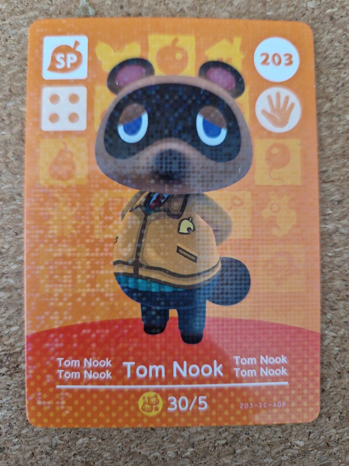 Animal Crossing Amiibo Kaart - Tom Nook (203), Spelcomputers en Games, 1 speler, Ophalen of Verzenden, Zo goed als nieuw, Vanaf 3 jaar