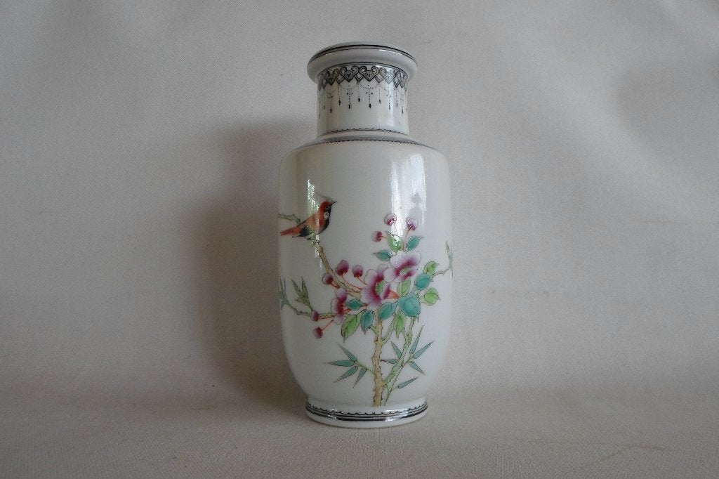 Chinese Vaas Vogel Bloementak, Antiek en Kunst, Antiek | Vazen, Ophalen of Verzenden
