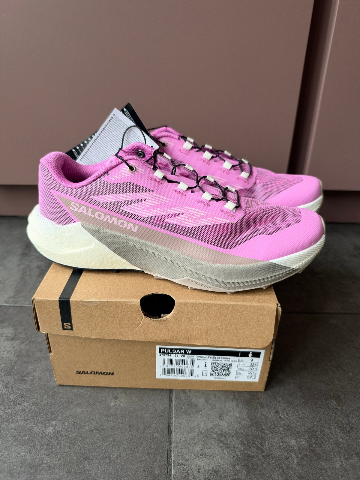 Salomon Pulsar W Maat 43 1/3 hardloopschoenen - Nieuw, Ophalen of Verzenden, Nieuw, Hardloopschoenen, Overige merken
