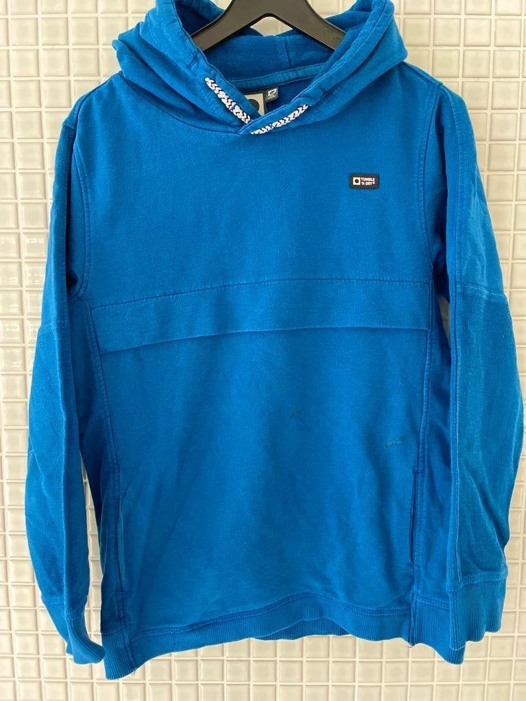 Tumble 'N Dry blauwe hoodie Maat 140, Verzenden, Zo goed als nieuw, Jongen, Trui of Vest