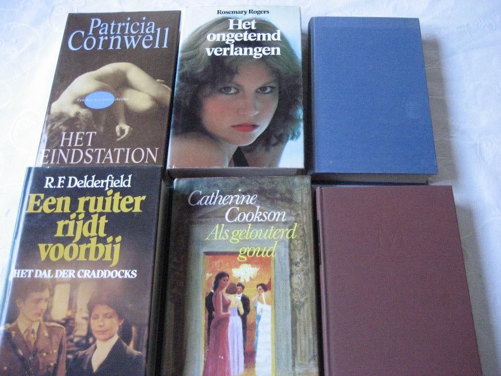 6 mooie leesboeken van Cookson, Mens, Cornwell, Rogers, Boeken, Ophalen of Verzenden, Zo goed als nieuw, Diverse auteurs, Nederland