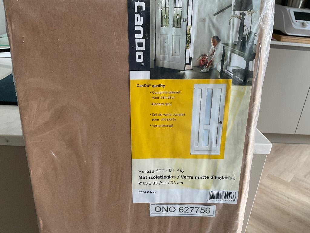 Gratis voordeur glas, Ophalen, Nieuw, 200 tot 215 cm, Glas