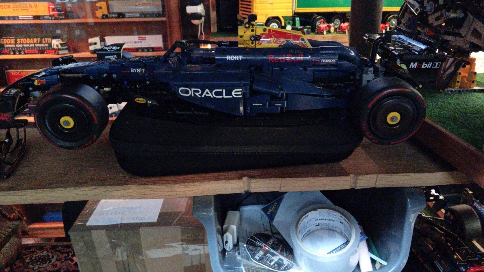 LEGO Technic Max Verstappen F1 auto en autotransporter, Kinderen en Baby's, Ophalen of Verzenden, Zo goed als nieuw