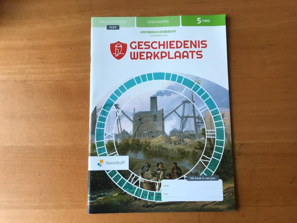 Geschiedenis Werkplaats opdrachtenboek 5 VWO, Boeken, Ophalen of Verzenden, Zo goed als nieuw, VWO, Geschiedenis