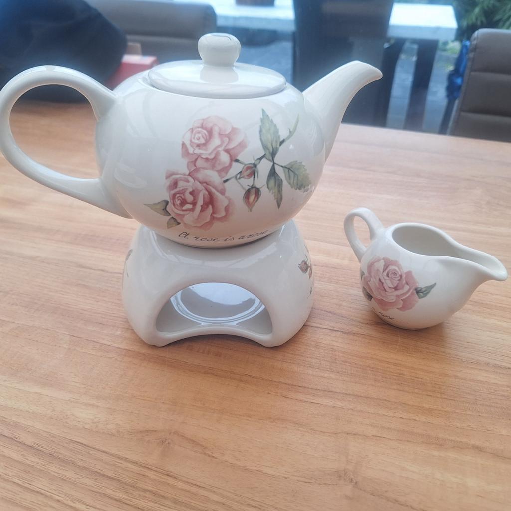 Jet by ter Steege theeset met melkkannetje - Nieuwstaat, Keramiek, Overige typen, Nieuw, Ophalen of Verzenden