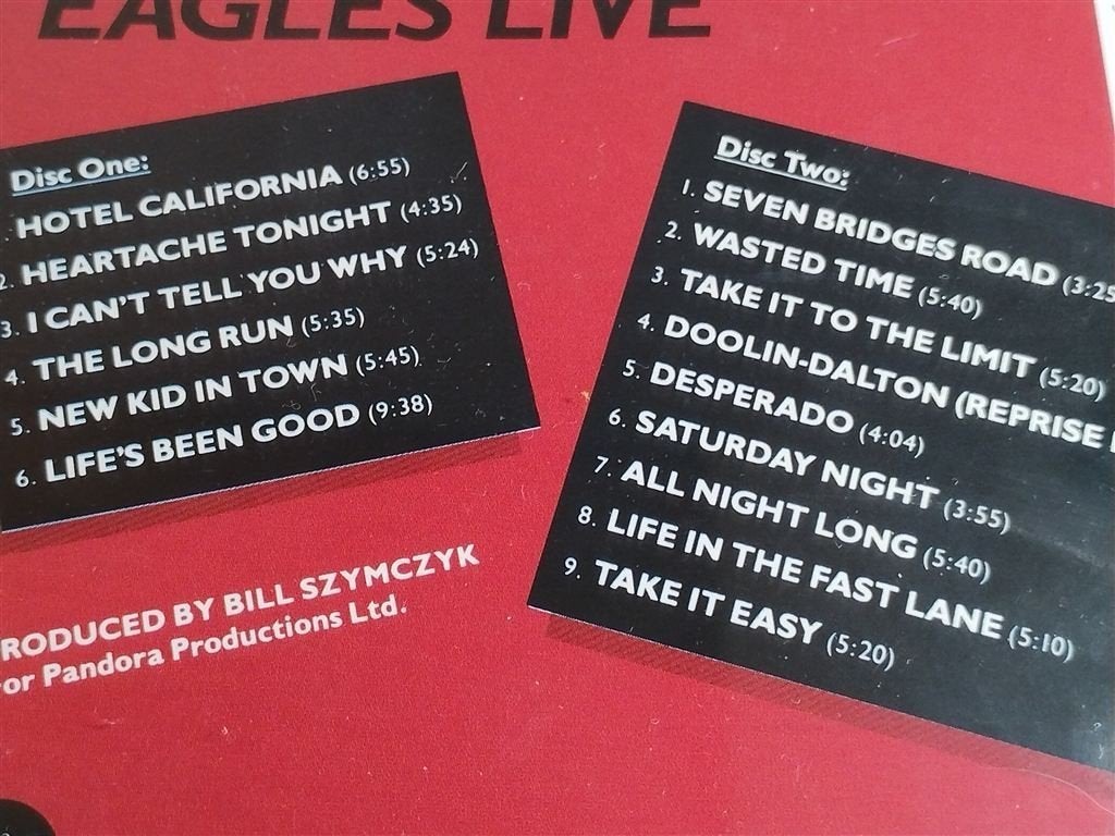 Eagles – Eagles Live [2 CD] NIEUW, Ophalen of Verzenden, Gebruikt, Poprock