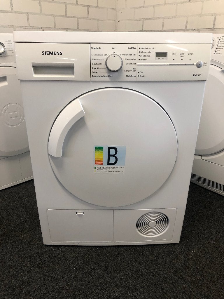 €169 Siemens iQ500 condensdroger MET GARANTIE OPHALEN, Ophalen, 6 tot 8 kg, Minder dan 85 cm, Anti-kreukfase