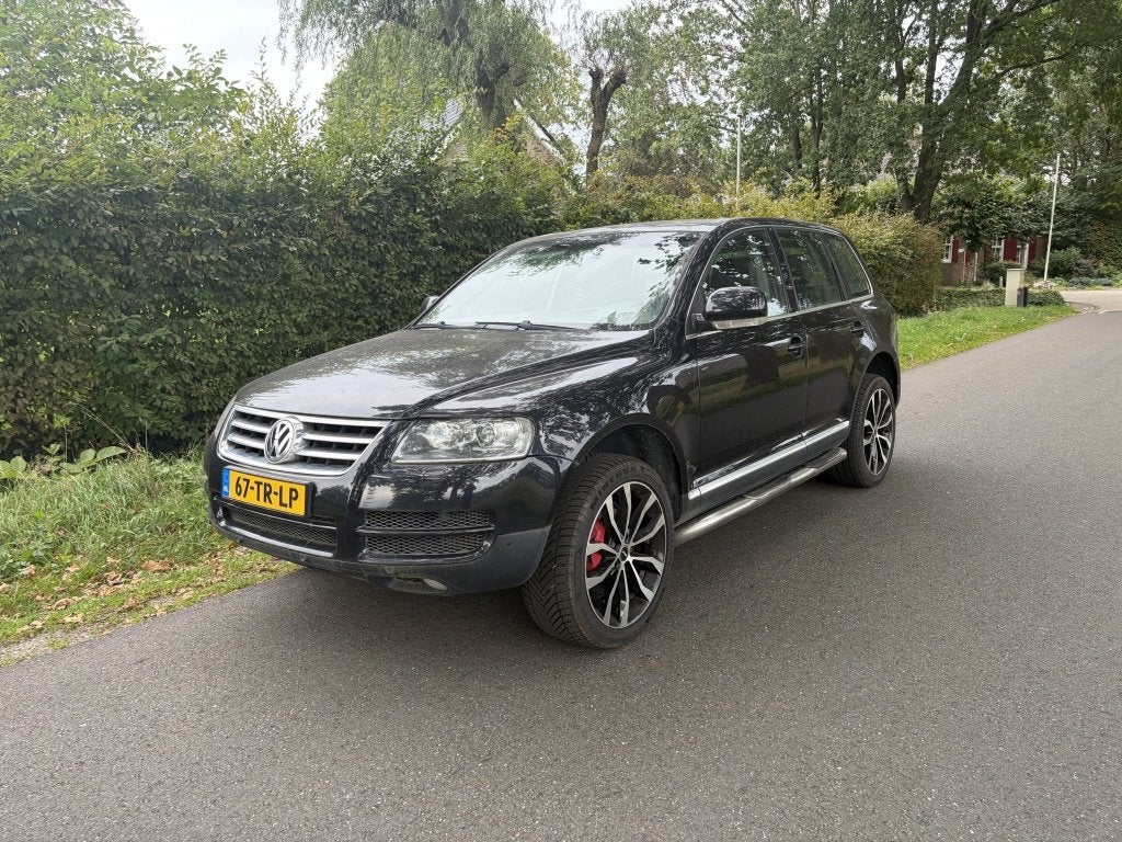Volkswagen Touareg 3.0 TDI (bj 2007, automaat), Automaat, Gebruikt, Zwart, Bedrijf