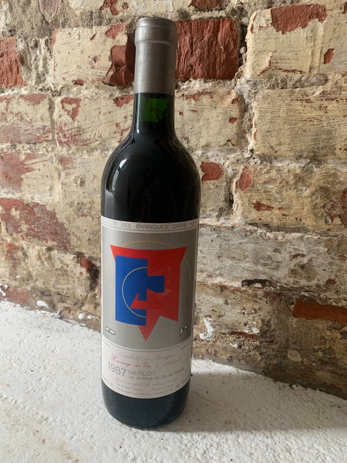 10 x Collectif des Barriques Merlot uit 1987, Ophalen of Verzenden, Zo goed als nieuw, Frankrijk, Rode wijn