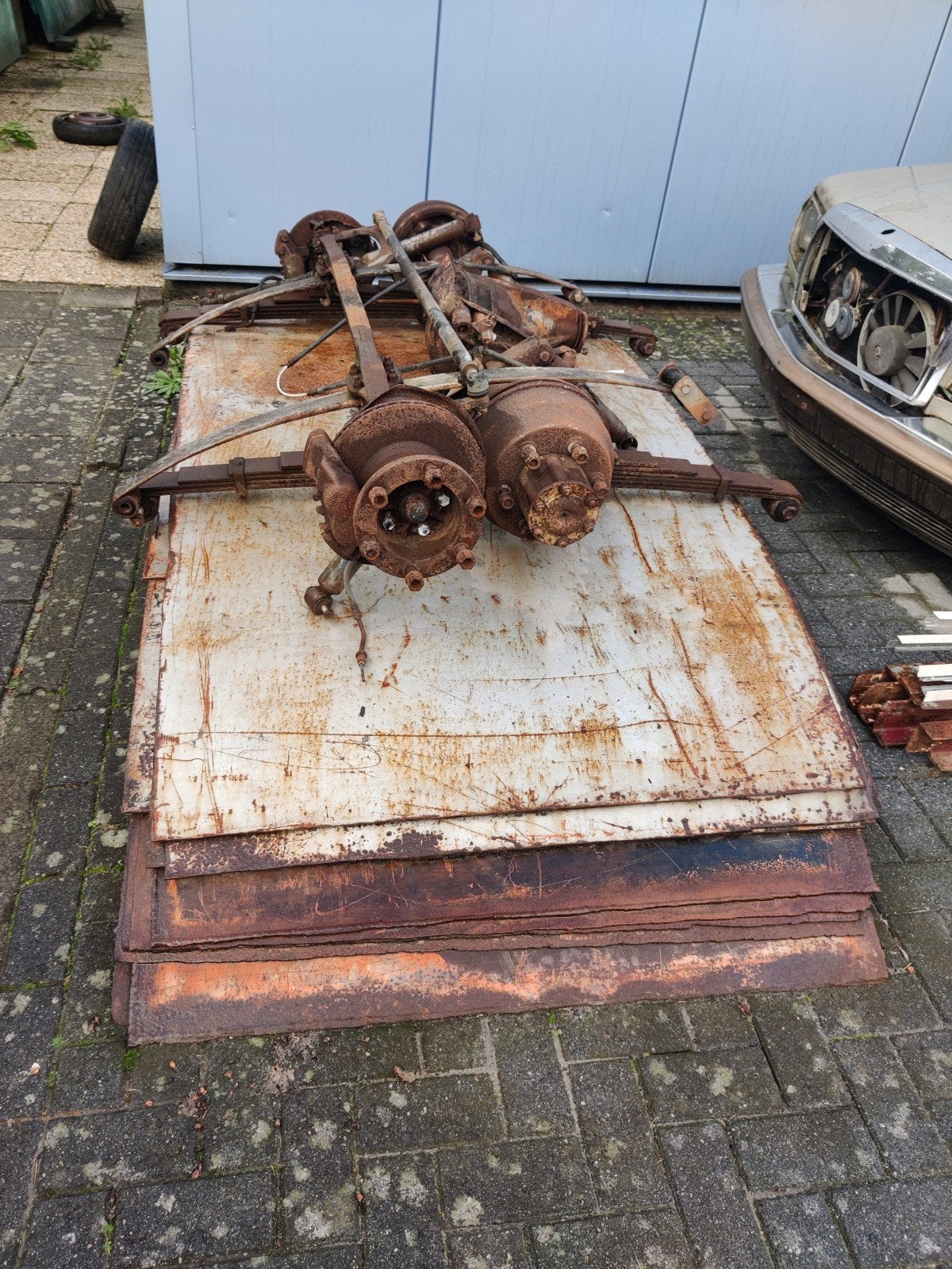 Ford Transit mk2 voor en achteras, Ophalen, Ford
