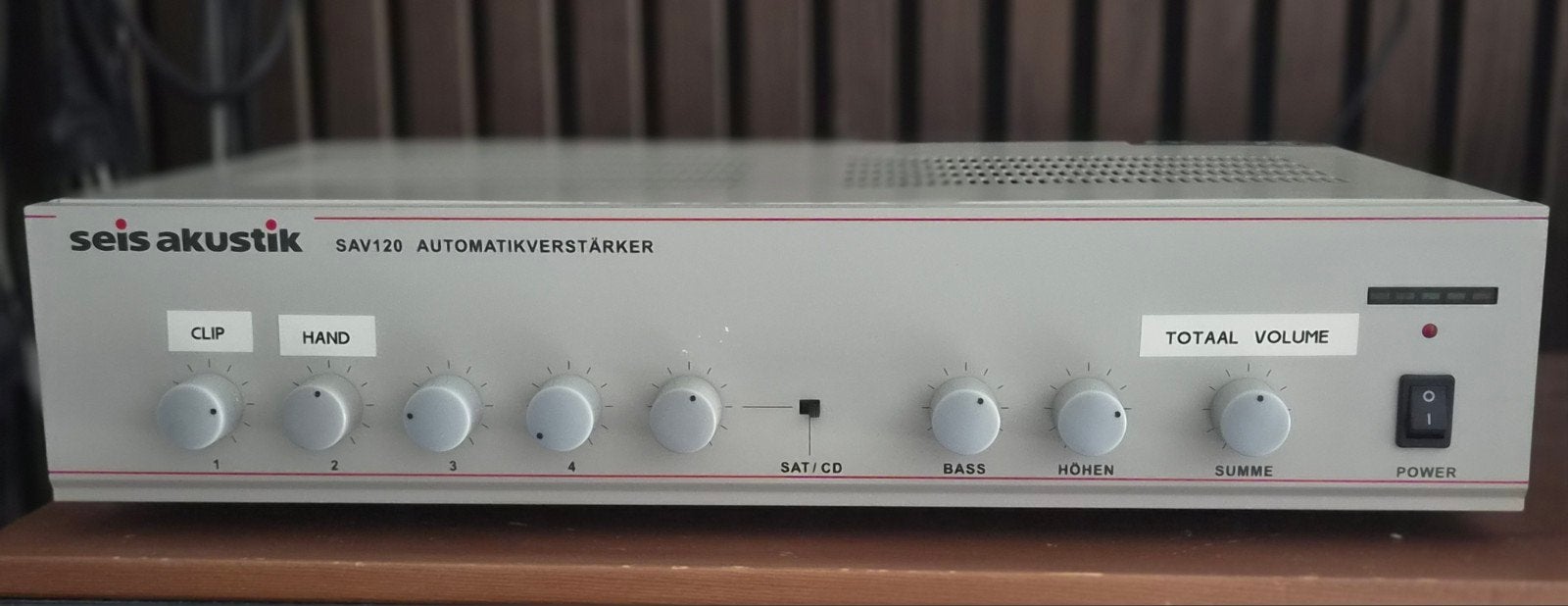 Seis Akustik SAV-120, Ophalen of Verzenden, 120 watt of meer, Overige merken