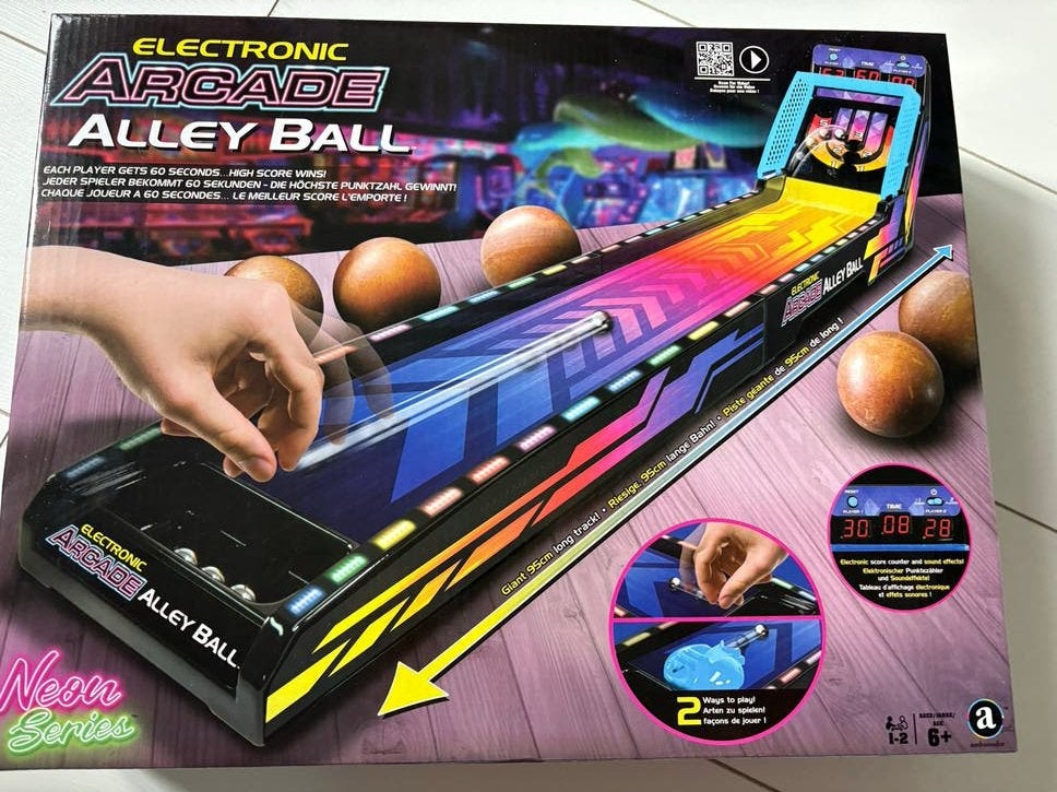 Electronic Arcade Alley Ball (Neon Series) Skeeball, Ophalen of Verzenden, Zo goed als nieuw, Jongen of Meisje