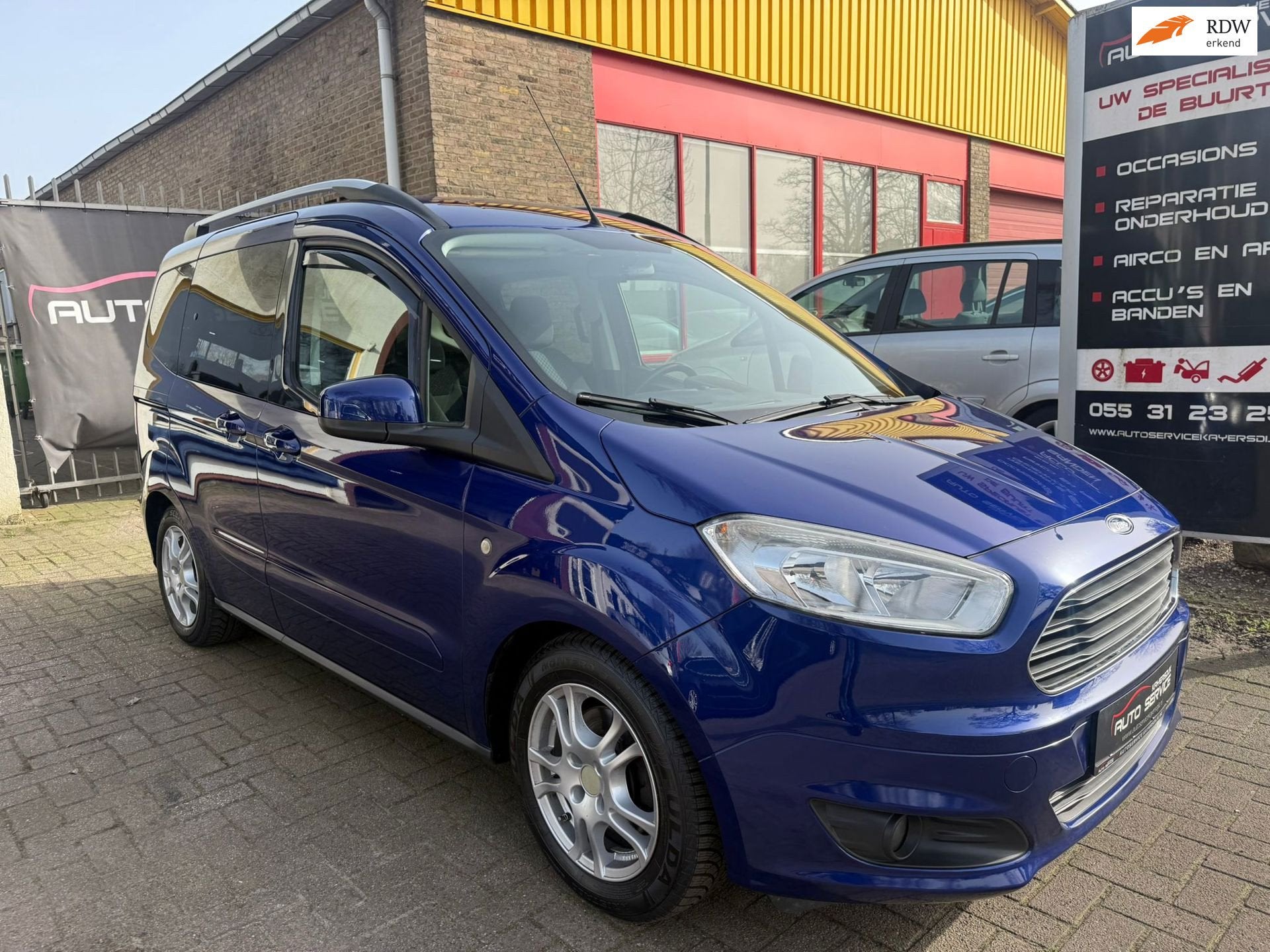 Ford Tourneo Courier 1.0 LMV|STOELVERWARMING | BLUETOOTH, Auto's, Voorwielaandrijving, Gebruikt, Blauw, Origineel Nederlands