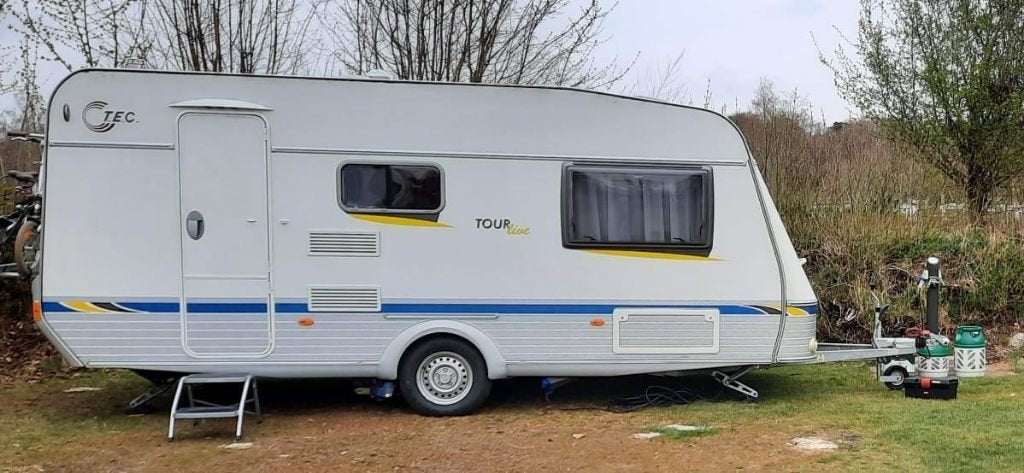 TEC Tour Live 2007 – enkele bedden, mover en voortent, T.E.C., Luifel, Treinzit, Particulier
