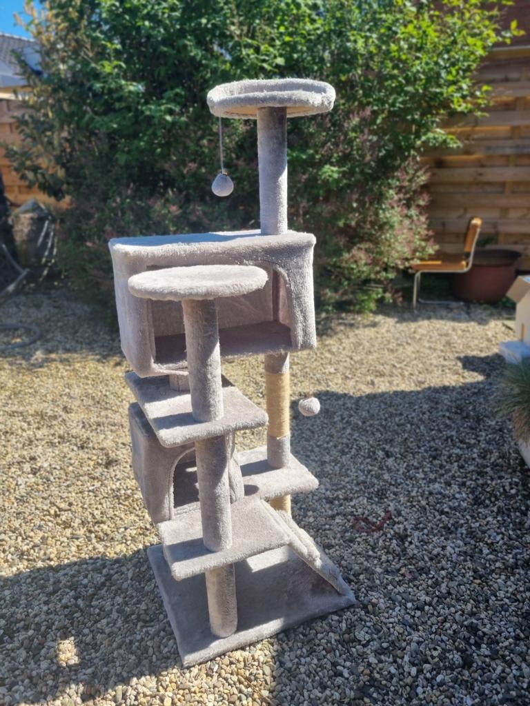 Kattenmeubel krabpaal 5 verdiepingen., Dieren en Toebehoren, Ophalen of Verzenden, Gebruikt, Krabpaal