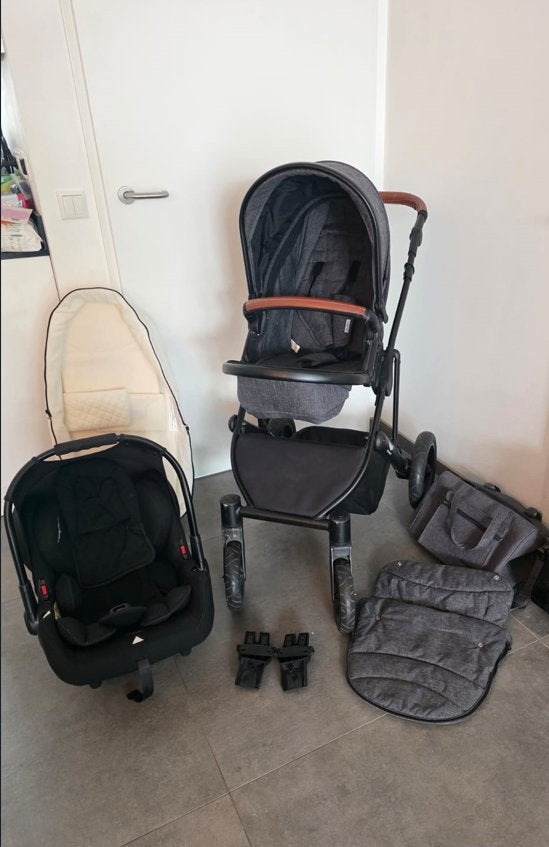 Combiwagen luxe uitvoering +  accessoires, Kinderen en Baby's, Kinderwagens en Combinaties, Nieuw, Luchtbanden, Combiwagen, Ophalen