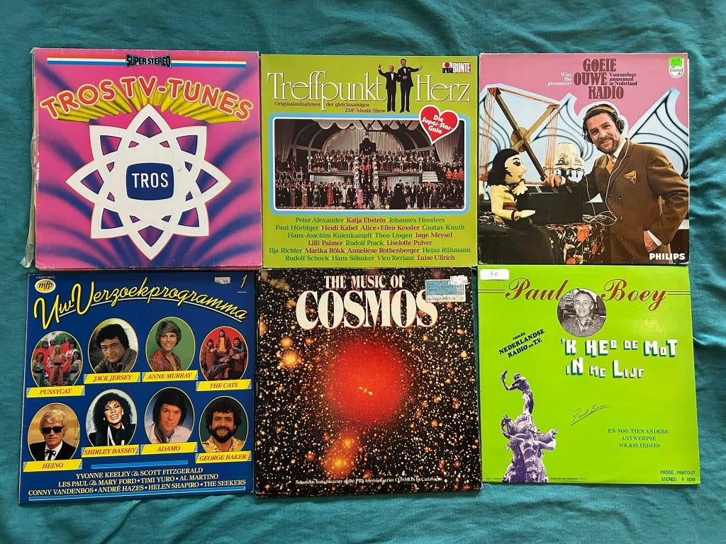 11 LP's Muziek van Radio & TV (ook per stuk te koop), Ophalen of Verzenden, 1970 - 1979, Gebruikt, 12 inch