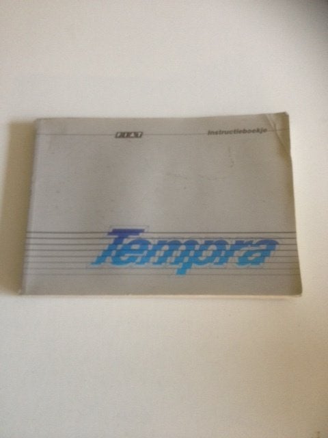 Fiat Tempra Instructieboekje - Origineel  1990    NL, Ophalen of Verzenden