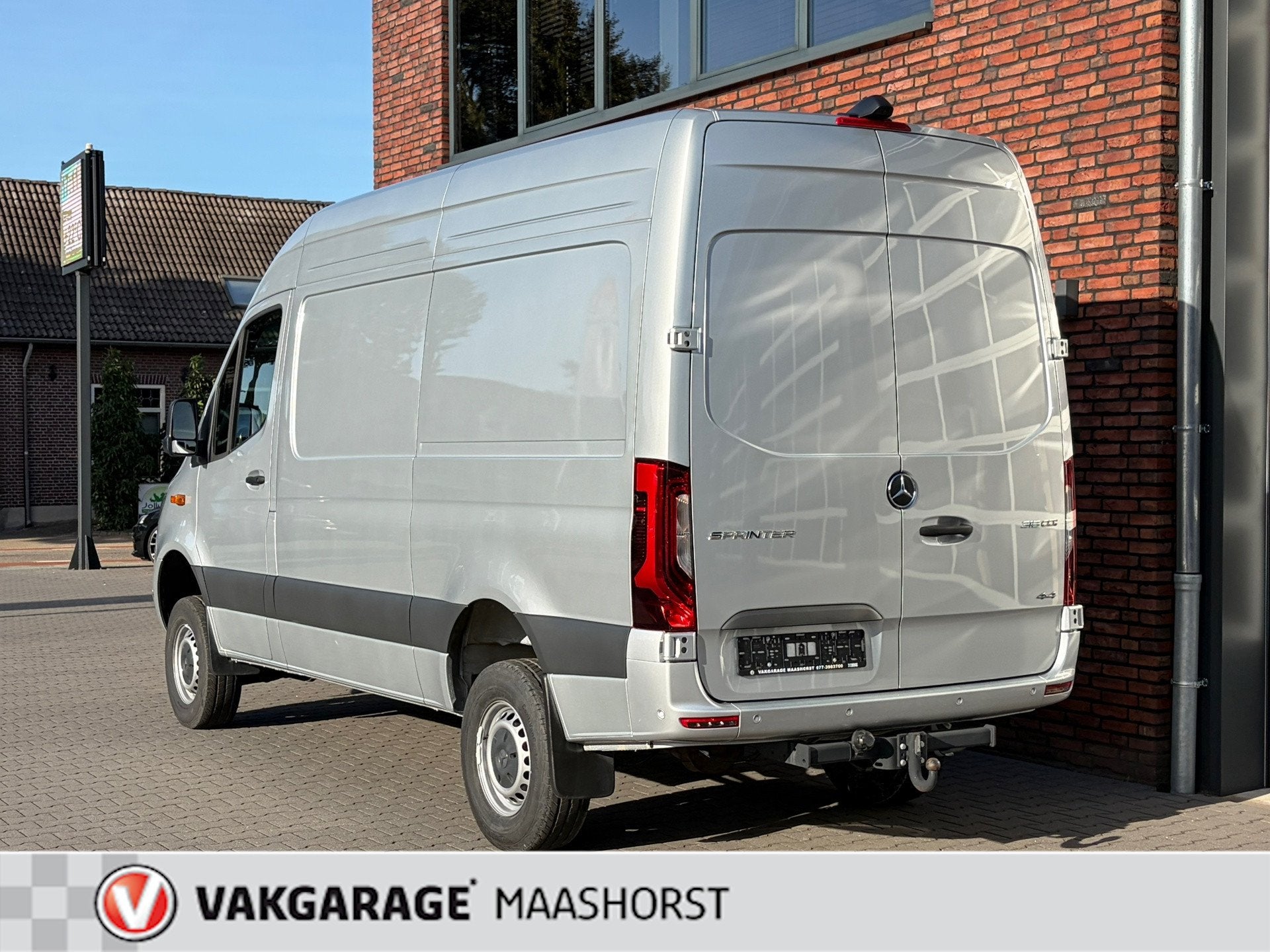 Mercedes-Benz Sprinter 319 4x4 L2/h2 Trek Automaat/Achteruit, Auto's, Automaat, Stof, Gebruikt, Lichtsensor