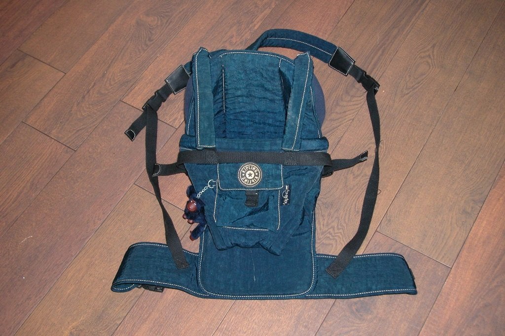 KIPLING draagzak kleur donkerblauw, Kinderen en Baby's, Overige merken, Gebruikt, Ophalen of Verzenden, Buik