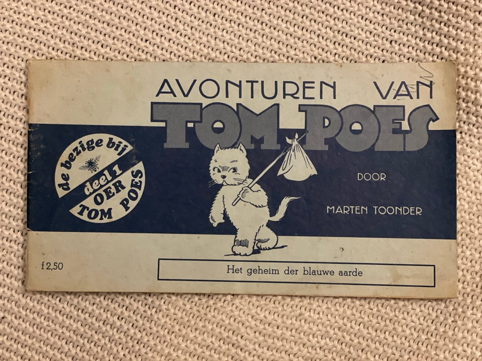 Avonturen van Tom Poes - Het geheim der blauwe aarde, Eén stripboek, Ophalen of Verzenden, Gelezen