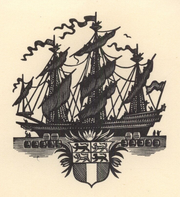 1756 Ex Libris Nederland : Thijs Mauve, z.j., Verzenden, Ex libris