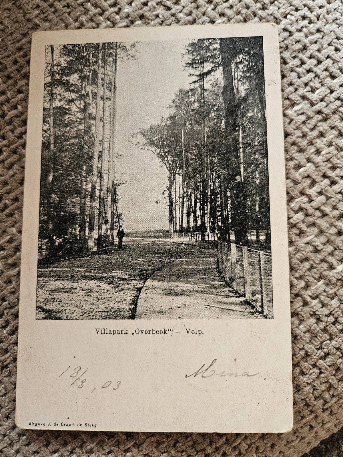 Velp villapark overbeek 1903, Ophalen of Verzenden
