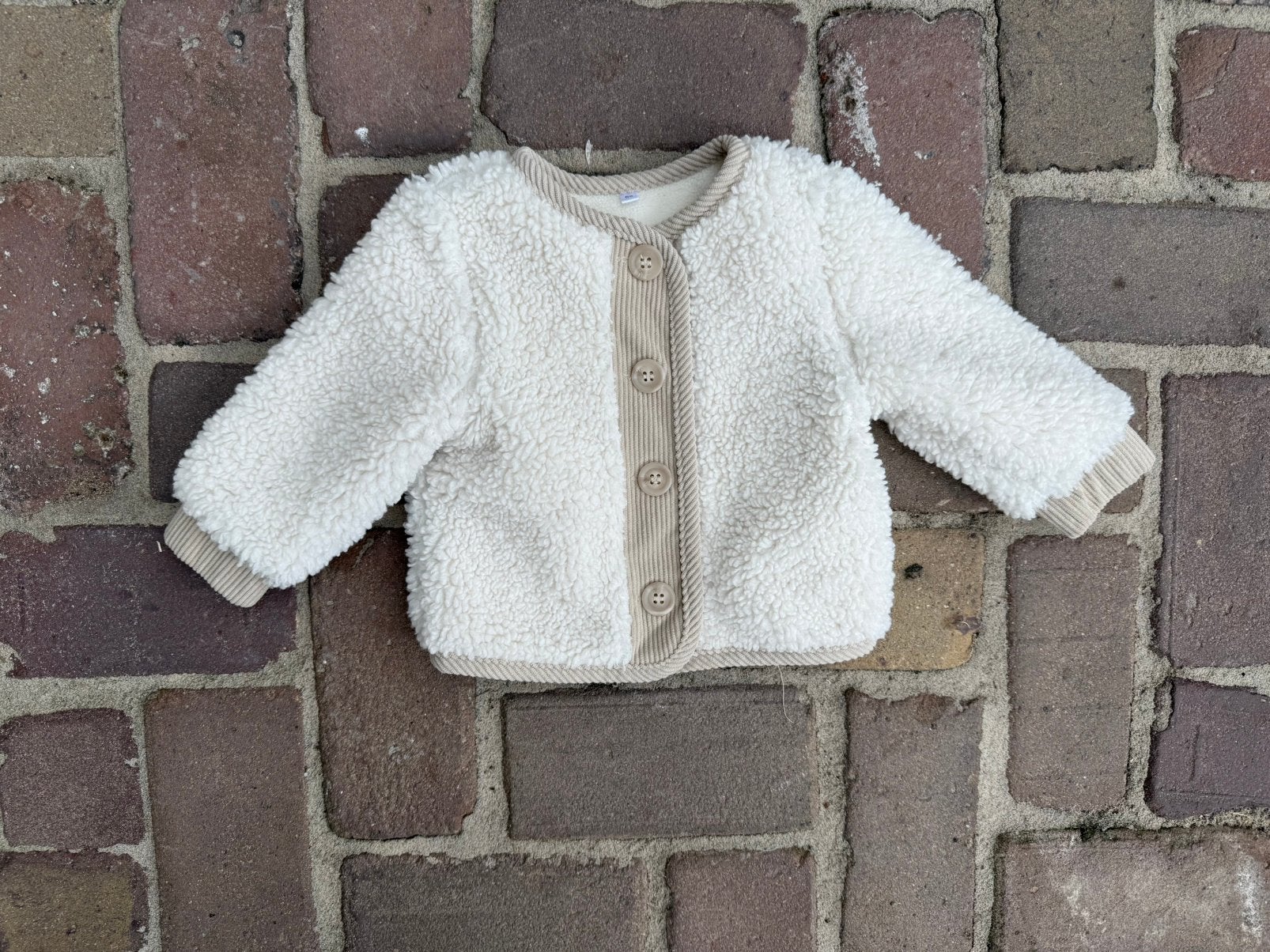 Zeeman teddy jasje mt 68, Ophalen of Verzenden, Zo goed als nieuw, Meisje, Jasje