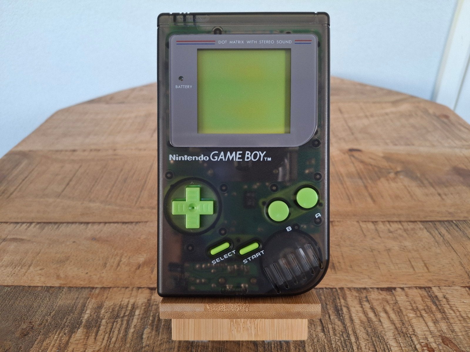 Originele Nintendo Game Boy Classic Smoke black + Pokémon, Ophalen of Verzenden, Refurbished, Game Boy Classic, Met games
