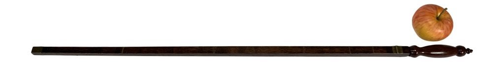 820. Houten meetstok met messing beslag, 19e eeuw, Ophalen of Verzenden