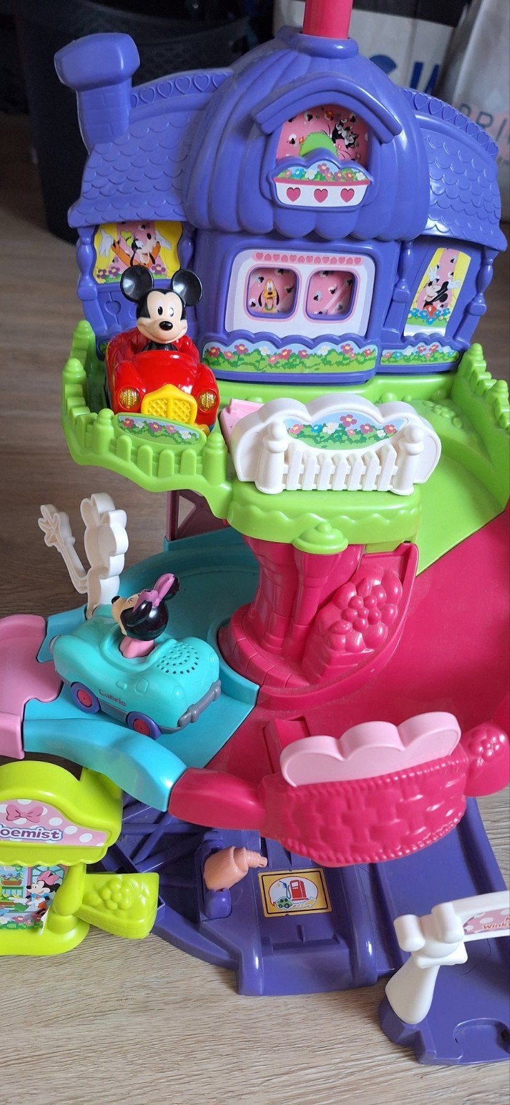 VTech Toet Toet Auto's Mickey en Minnie Speelset, Ophalen, Gebruikt, Auto, Met licht
