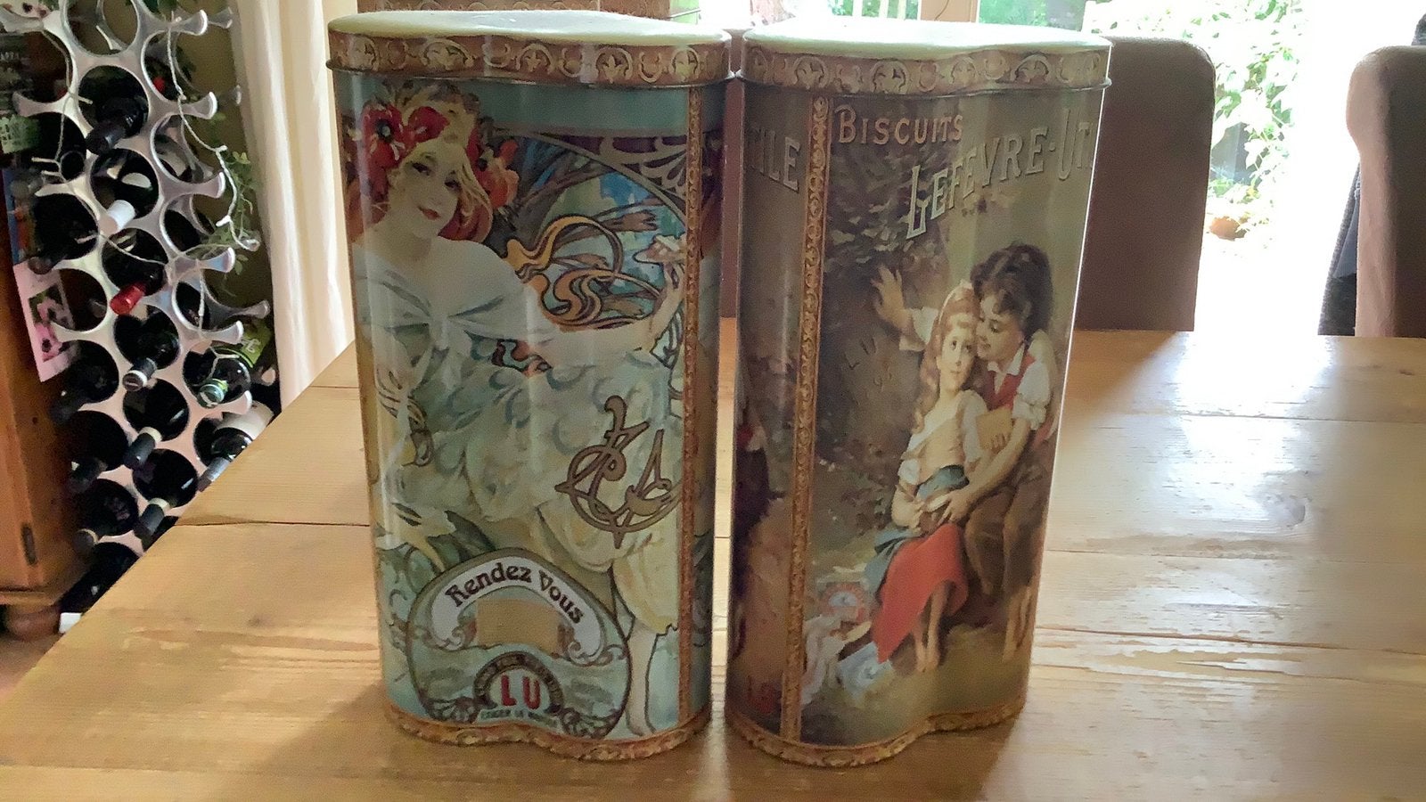 Vintage koekblikken, Verzamelen, Blikken, Ophalen, Gebruikt, Koek(jes), Overige merken