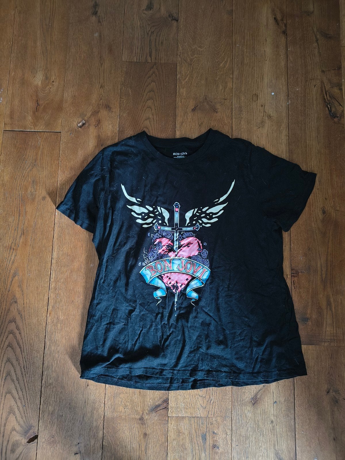 Bon Jovi T-shirt, maat XL, Ophalen of Verzenden, Zo goed als nieuw, Kleding