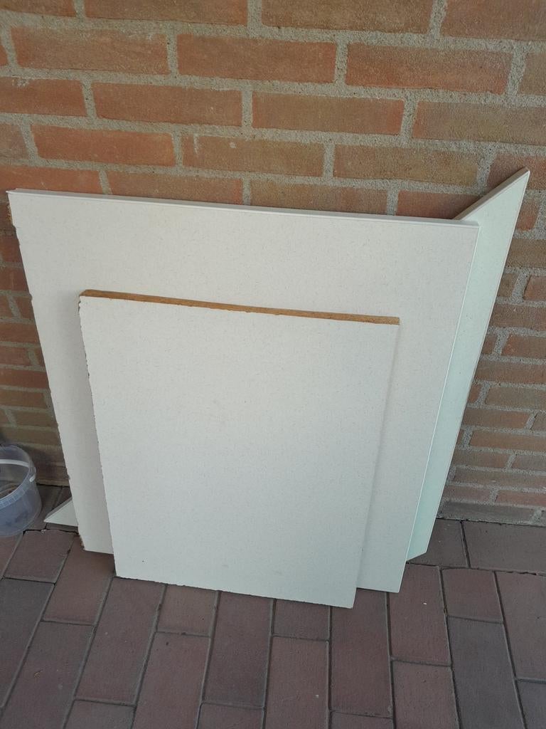 3 planken ( zijn zwaar) geperst hout, Doe-het-zelf en Verbouw, Hout en Planken, Ophalen, Overige houtsoorten, Minder dan 200 cm