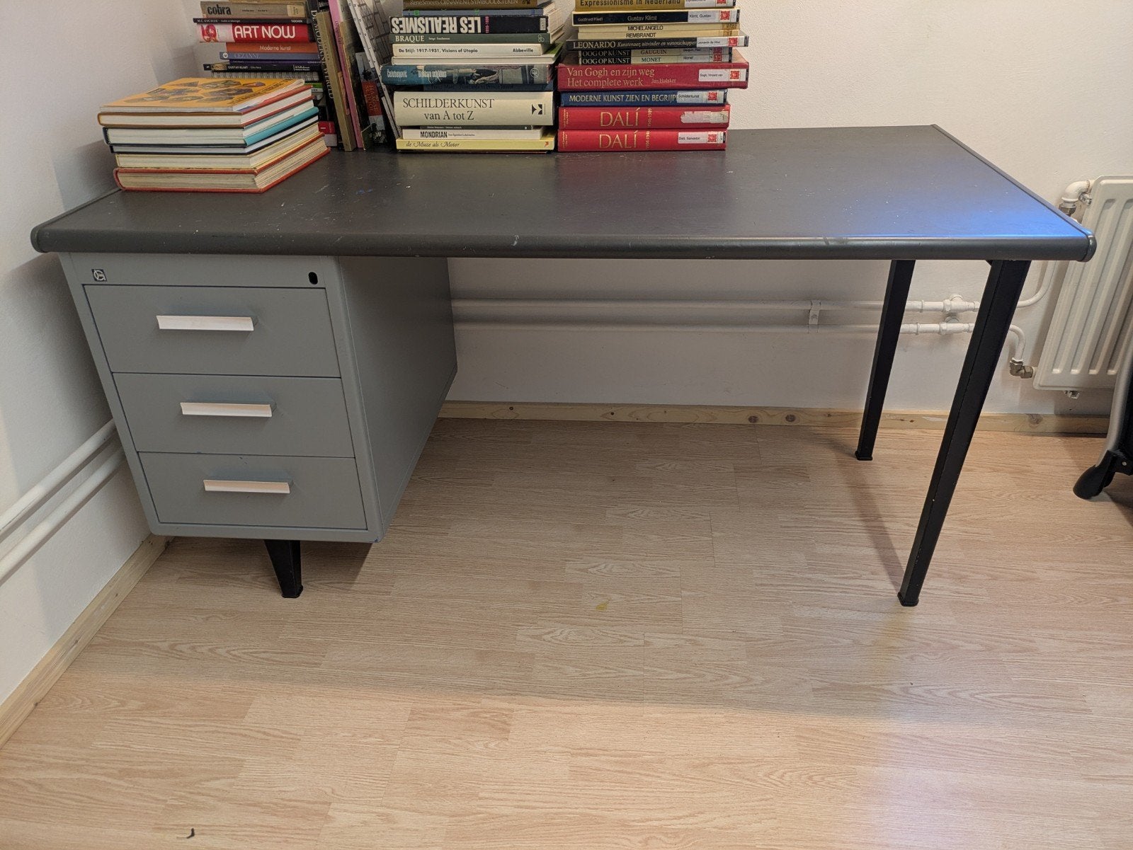 Gispen 7800 kleurodesk Cordemeijer design bureau vintage, Ophalen, Gebruikt