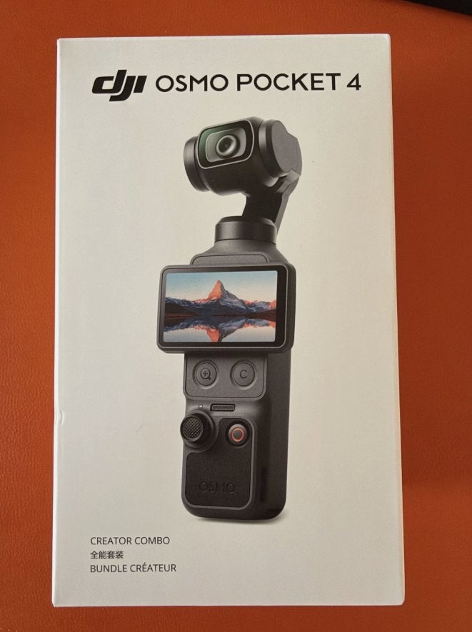 DJI Osmo Pocket 4 Creator Combo, Audio, Tv en Foto, Videocamera's Digitaal, Overige merken, Externe microfoon, Zo goed als nieuw