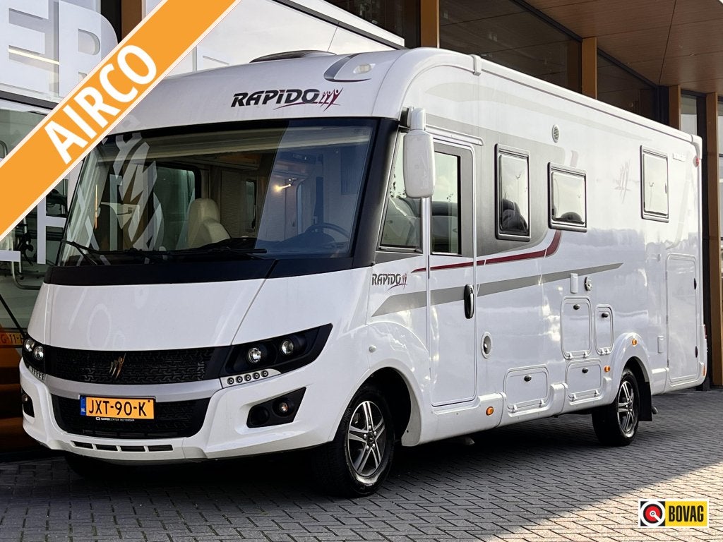Rapido 8086 DF Queensbed hefbed, Caravans en Kamperen, Achteruitrijcamera, Ringverwarming, Tot en met 2, Bedrijf