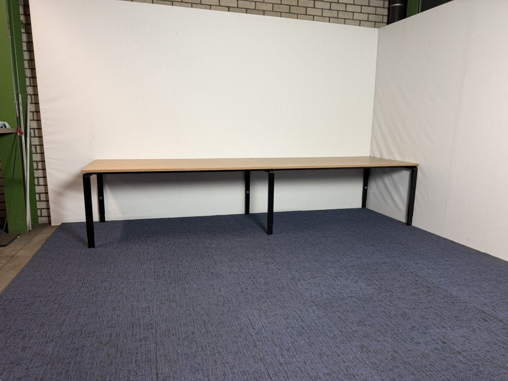 Vergadertafel Palmberg, Kersen Havanna blad, 360 x 100 cm., Ophalen, Gebruikt
