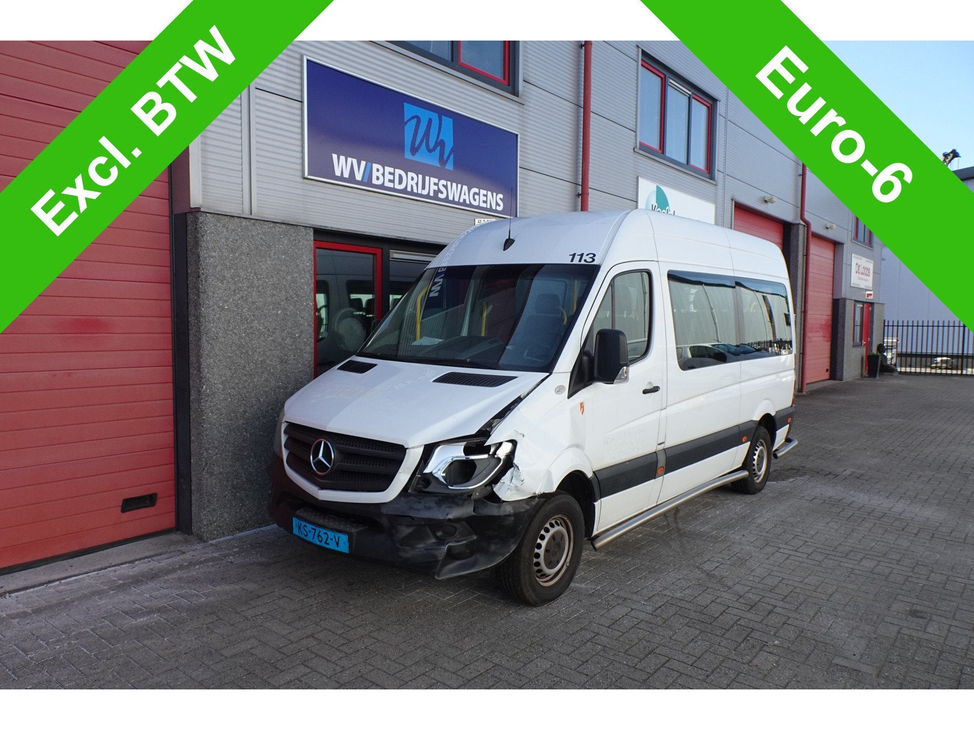 Mercedes-Benz Sprinter 314 2.2 CDI 366 9 pers rolstoel lift, Automaat, Overige carrosserieën, Info@wvbedrijfswagens.nl, Wit