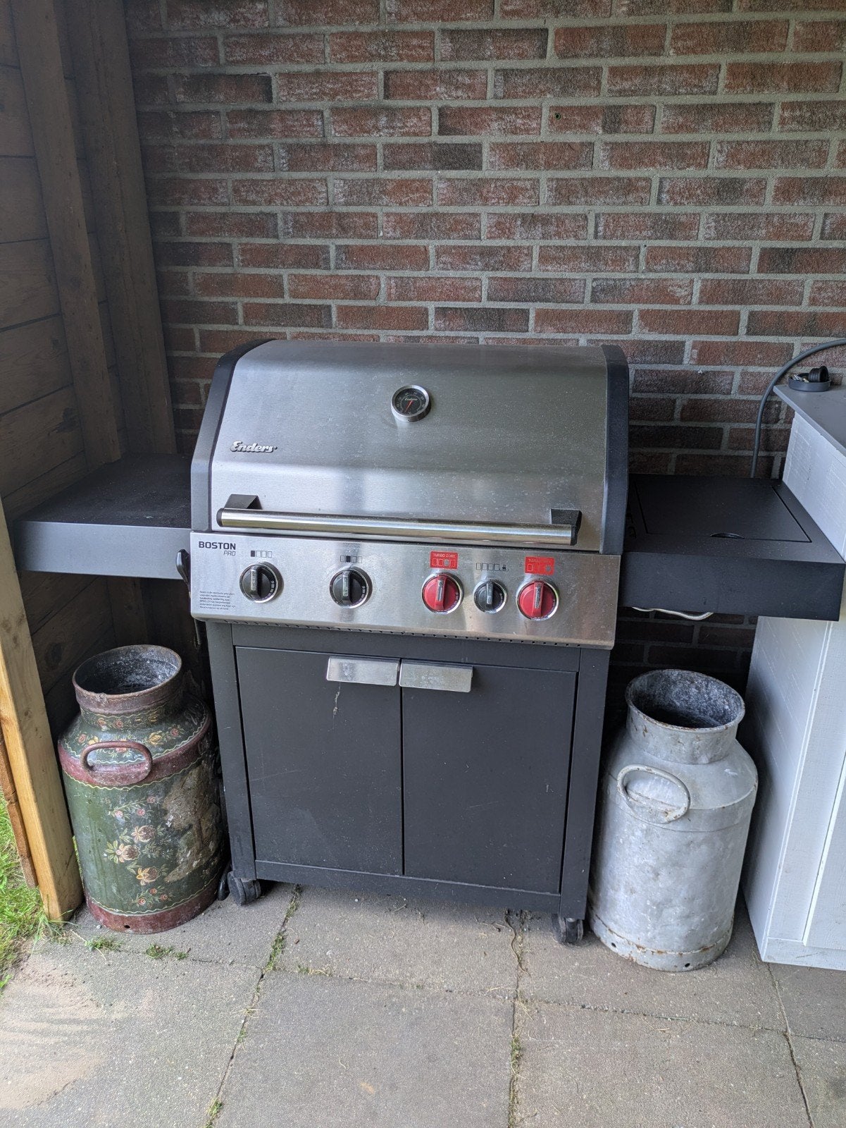 Endres Boston Pro Gasbarbecue met Turbo Zone, Tuin en Terras, Ophalen, Gebruikt, Enders