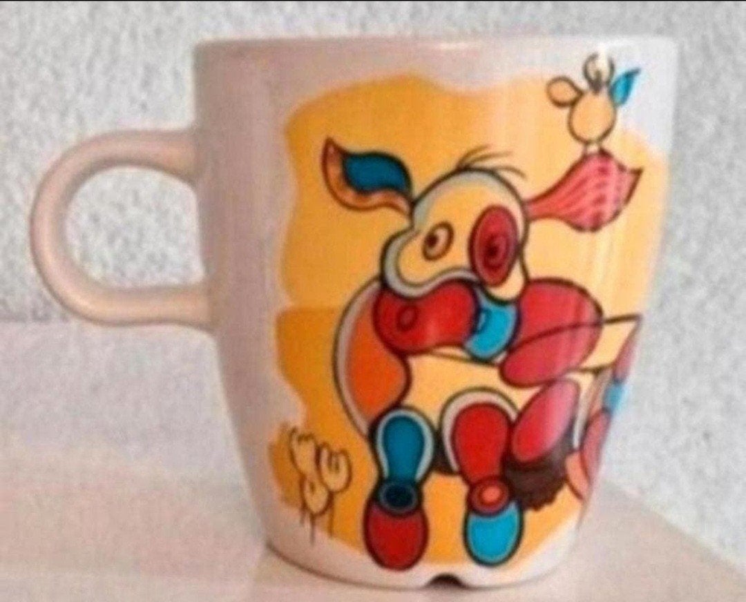 Douwe Egberts senseokopje Nikolai Carels, Ophalen of Verzenden, Zo goed als nieuw, Overige stijlen, Kop(pen) en/of Schotel(s)