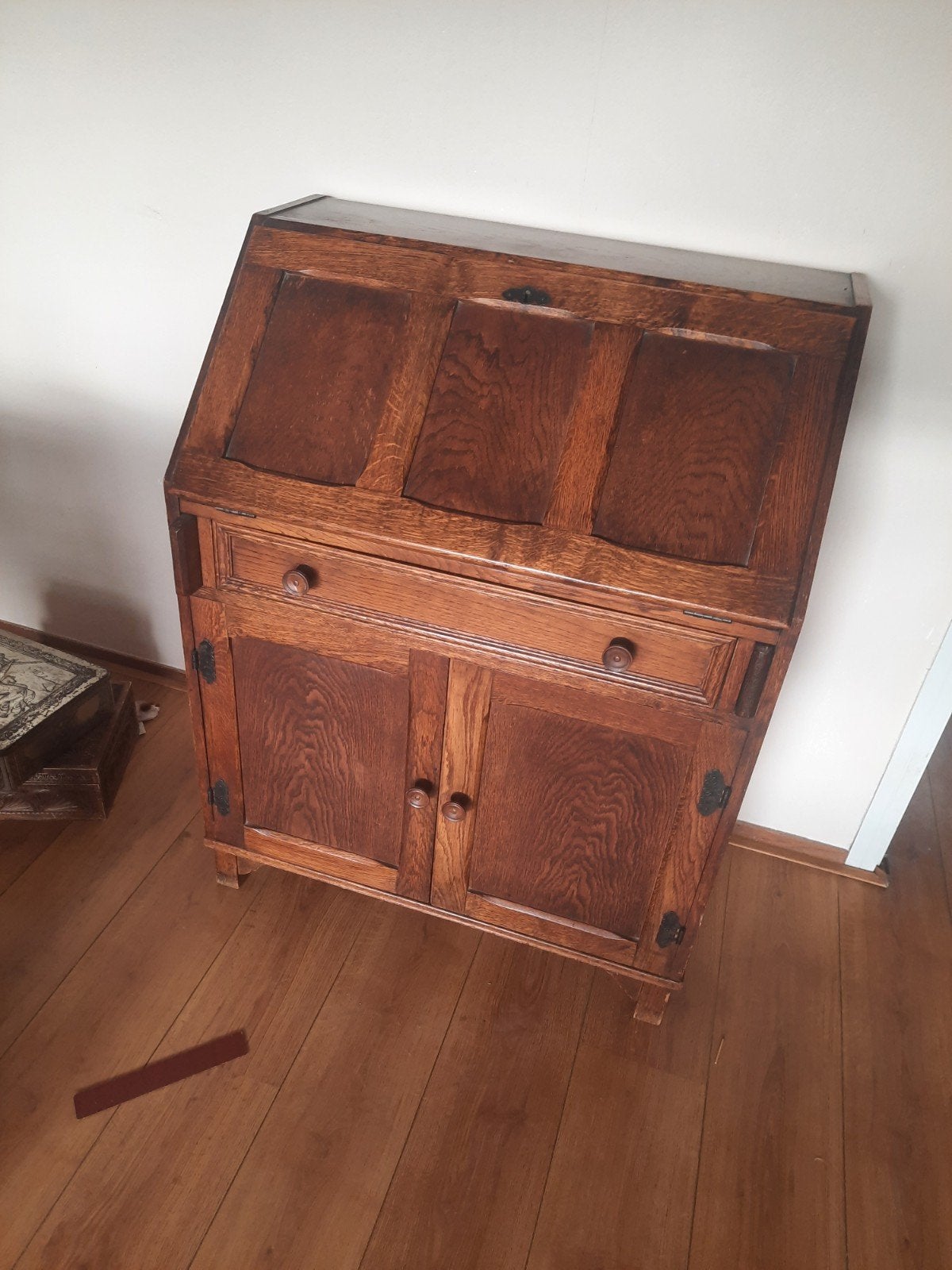 eiken secretaire, Huis en Inrichting, Ophalen
