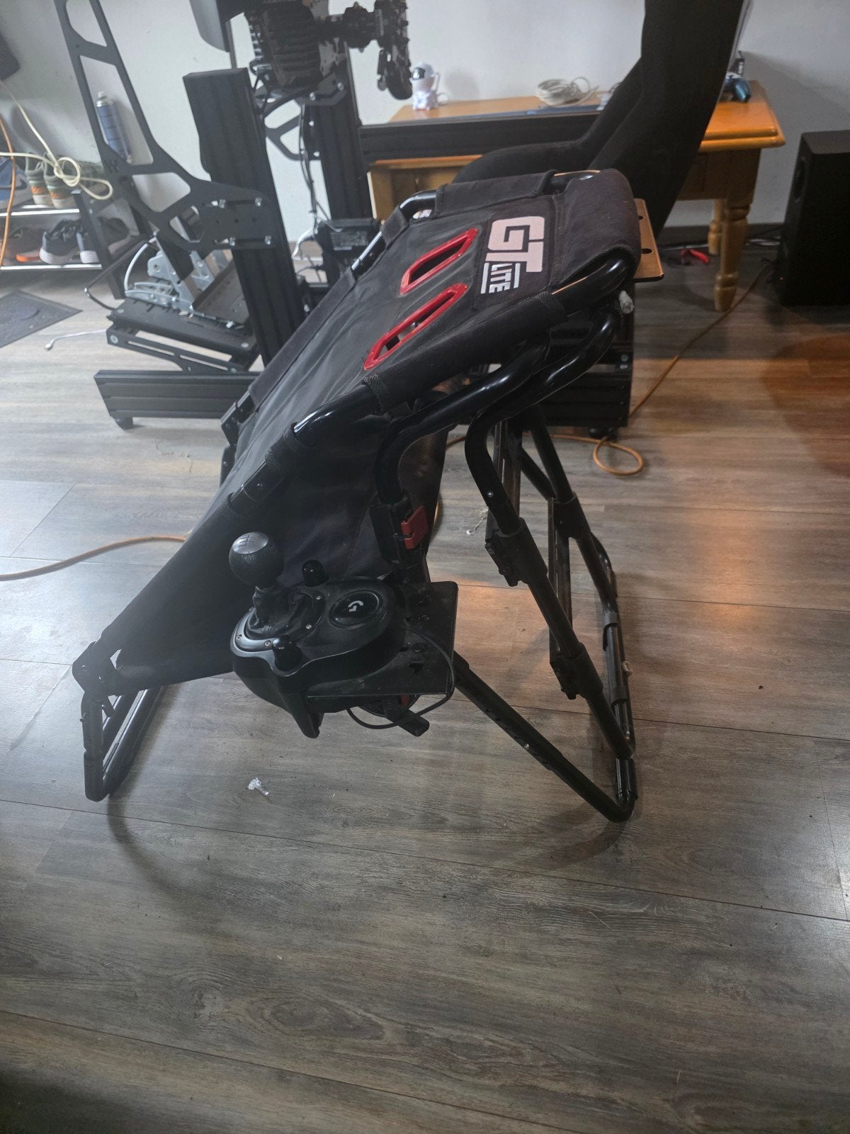 Next Level Racing F-GT Lite opvouwbare sim race stoel, Ophalen, Zo goed als nieuw