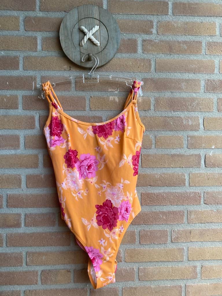 Hunkemoller badpak 40DE, Kleding | Dames, Badmode en Zwemkleding, Ophalen of Verzenden, Nieuw, Oranje, Badpak