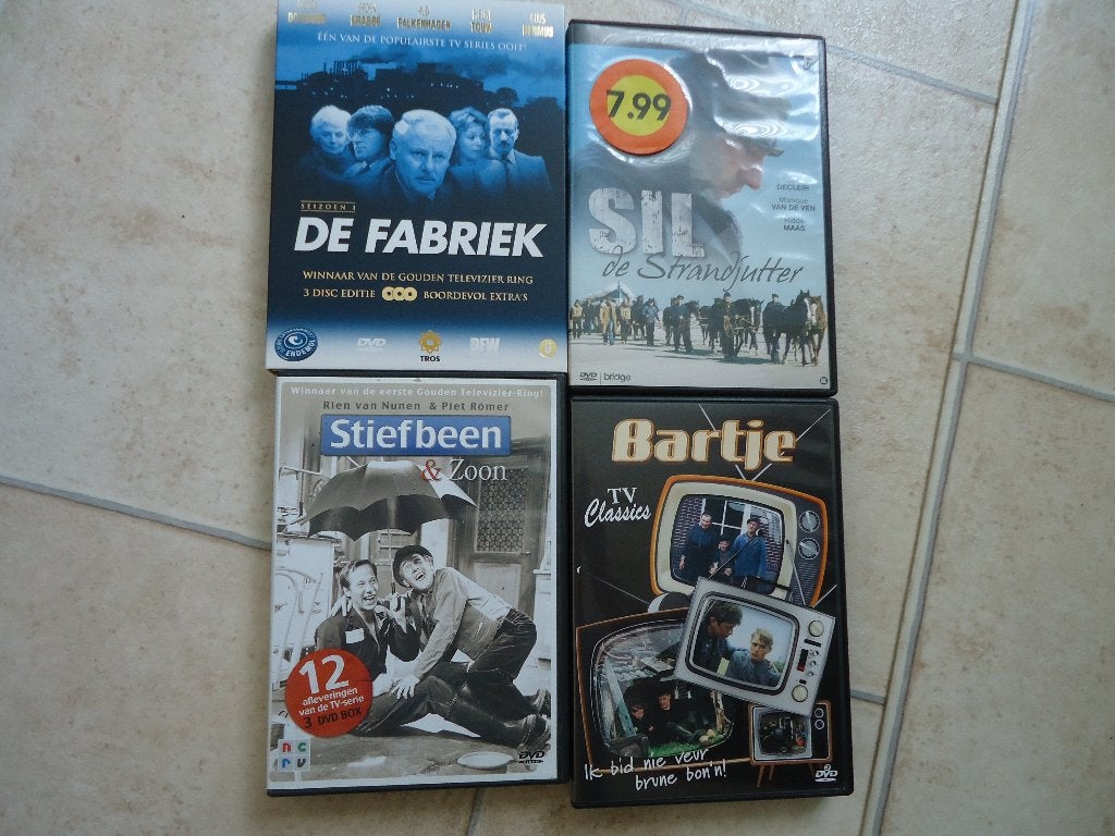 4x  NL talige tv series - Nostalgie - drama, miniseries, Cd's en Dvd's, Alle leeftijden, Ophalen of Verzenden, Gebruikt, Drama