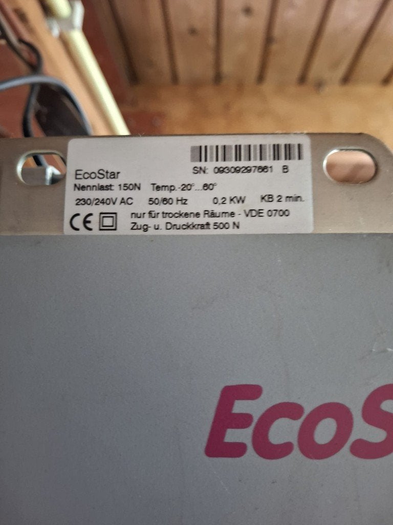 Garagekanteldeur motor compleet EcoStar, Ophalen, Gebruikt, Elektromotor, Minder dan 1400 rpm