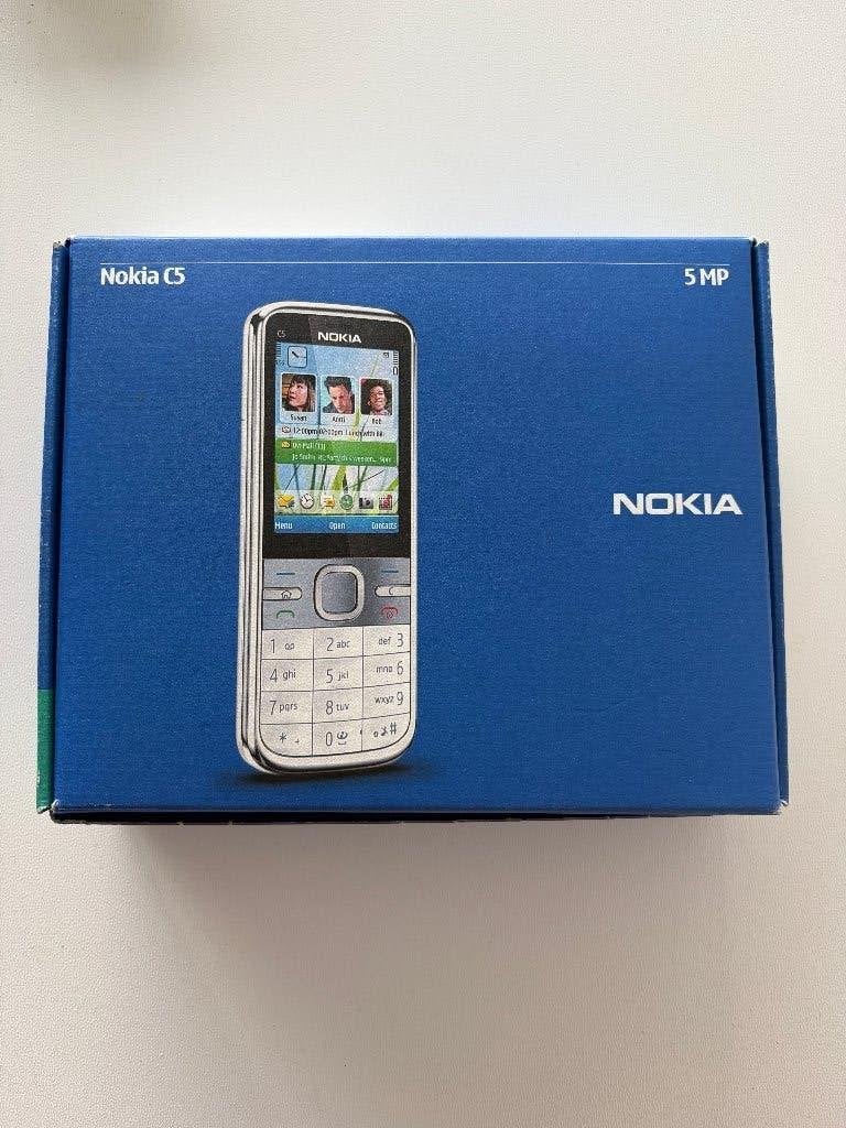 Nokia C5-00 Complete Set | Werkend | Originele Doos, Telecommunicatie, Zwart, Fysiek toetsenbord, Ophalen of Verzenden, Zo goed als nieuw
